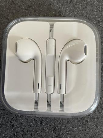 Image 1 of Brand new iPhone earphones with microphone