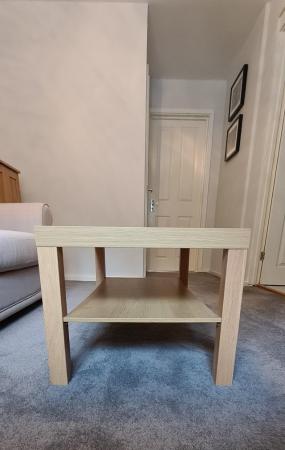 Image 2 of OAK EFFECT COFFEE TABLE WITH UNDERNEATH STORAGE AREA