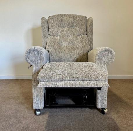 Image 7 of WILLOWBROOK ELECTRIC RISER RECLINER GREY CHAIR ~ CAN DELIVER