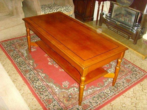 Image 2 of Good quality Coffee table possibly Walnut