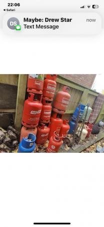 Image 1 of WANTED EMPTY GAS BOTTLES. ANY SIZE