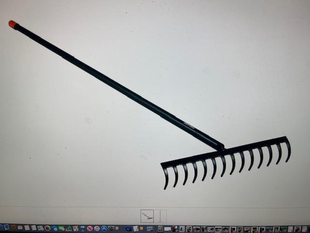 Preview of the first image of Fiskars Solid Soil Rake : Light and Strong.
