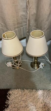 Image 1 of 2 bedside lamps used  working