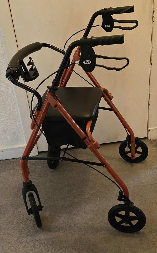 Preview of the first image of Days Steel Rollator Four Wheeled.