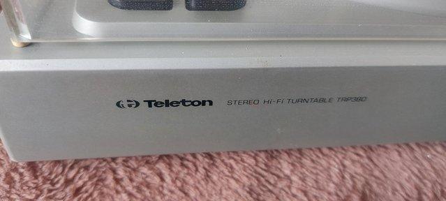 Image 1 of Teleton trp380 vintage hifi turntable