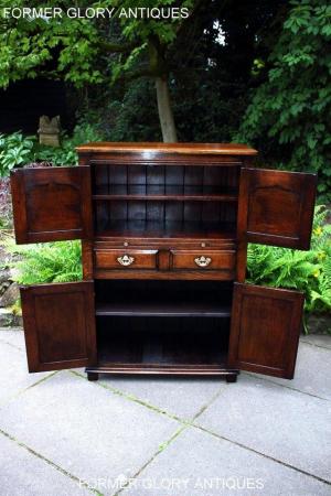 Image 25 of A TITCHMARSH AND GOODWIN OAK WINE CUPBOARD DRINKS CABINET