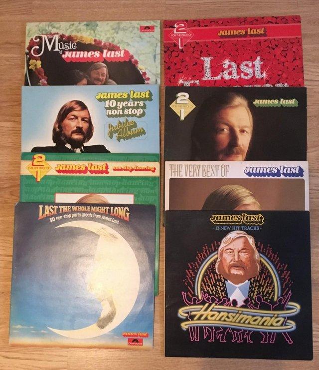 Preview of the first image of 8x James Last LPs.