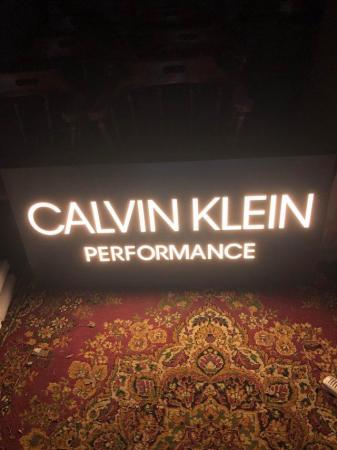 Image 1 of Calvin klien sign. (Led light up)