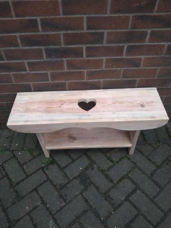Image 2 of Handmade farmhouse type bench