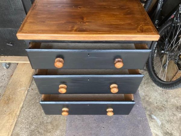 Image 1 of REDUCED Solid wood chest of drawers