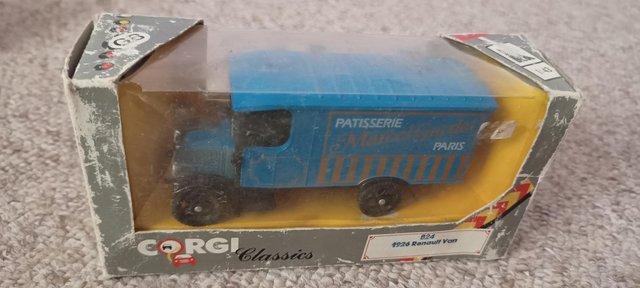 Preview of the first image of boxed corgi classics 1926 renault van with free postage.