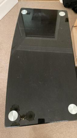 Image 2 of LCD Television with glass stand.
