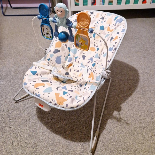 Preview of the first image of Fisher Price Vibrating Baby Bouncer Chair.