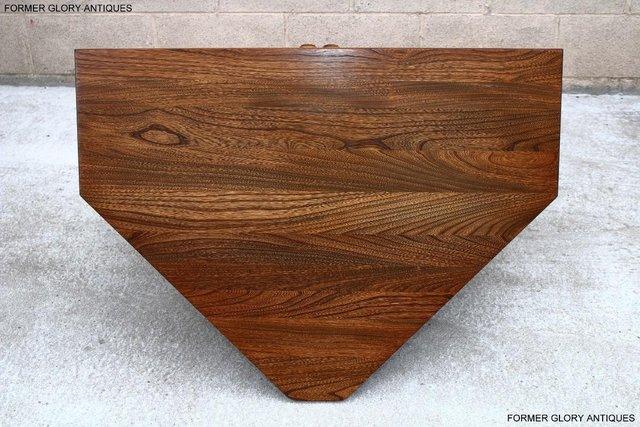Image 76 of AN ERCOL GOLDEN DAWN ELM CORNER TV CABINET STAND TABLE UNIT