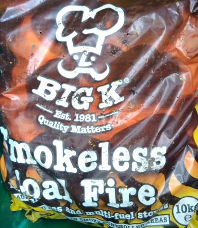 Image 2 of BIG 'K' Smokeless Fuel. Four big 10kg bags unopened