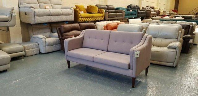 Image 4 of New Copenhagen grey fabric 3 seater sofa