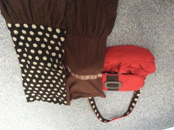 Image 1 of Earth squared handbag and matching scarf