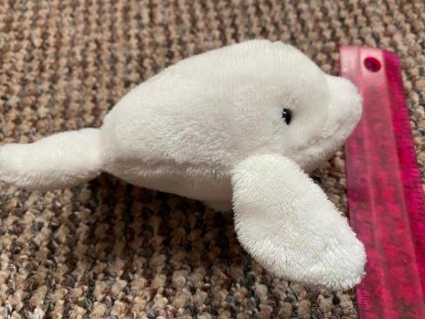 Image 3 of Cute super soft Beluga whale cuddly toy