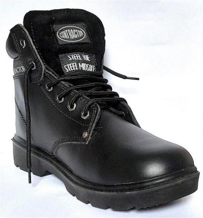 Image 2 of UNUSED CONTRACTOR HD WORK BOOTS size 9
