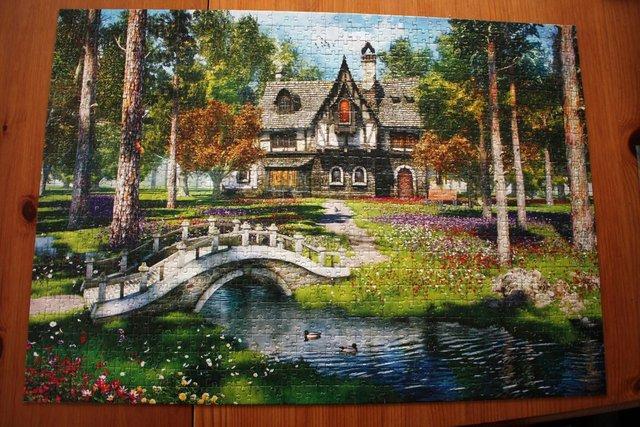 Image 2 of River Cottage Forest Corner piece 1000 jigsaw puzzle