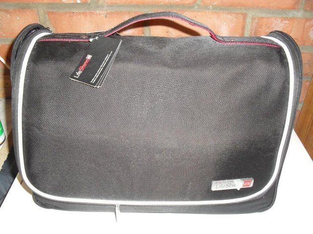 Preview of the first image of New Black lifeshine bag with compartment.