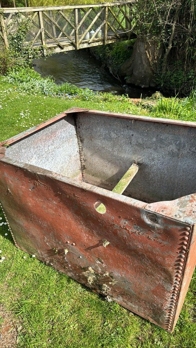 Preview of the first image of Large riveted trough/planter.