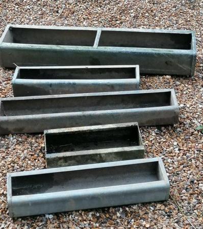 Image 2 of Galvanised  items. Heavy duty sheep trough/ small Troughs an