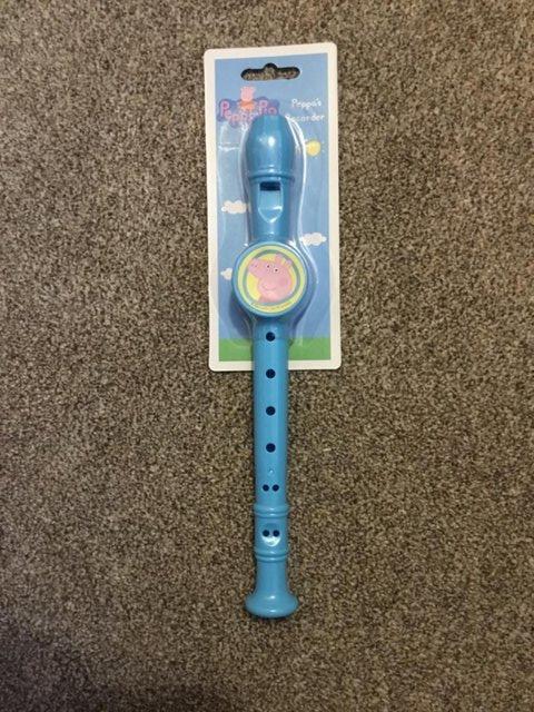 Preview of the first image of New peppa recorders 1 blue 1 pink & xylophone & flute.