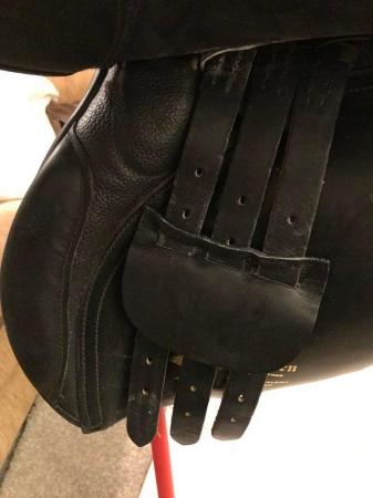 Image 8 of Antill Saracen  English leather black GP saddle. 171/2 inc