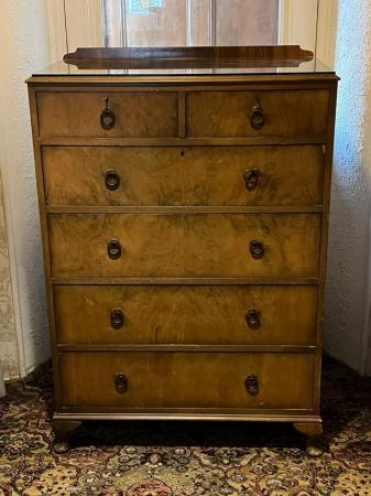 Image 1 of Antique Tall Chest of Draws