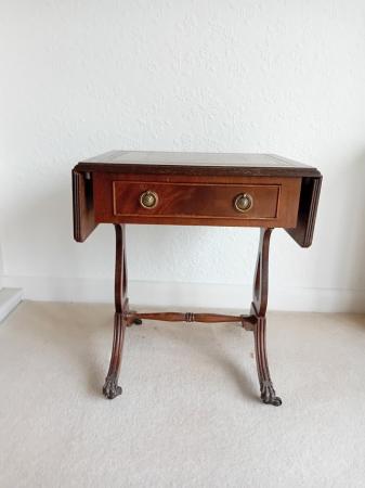Image 2 of Extendable occasional table with drawer for sale