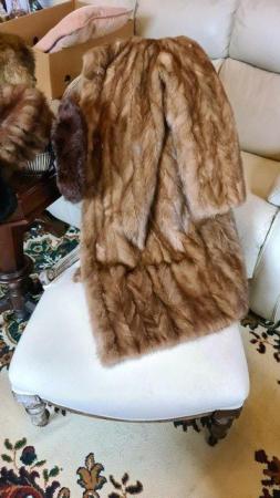 Image 5 of Vintage Fur Coat Lined with a Rich Complimentary Satin