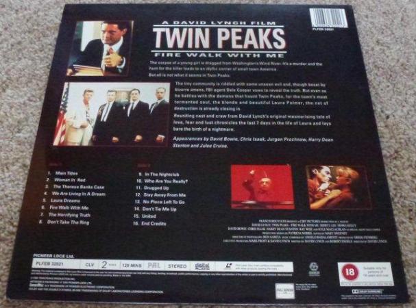 Image 2 of Twin Peaks: Fire Walk With Me, Laserdisc (1992)