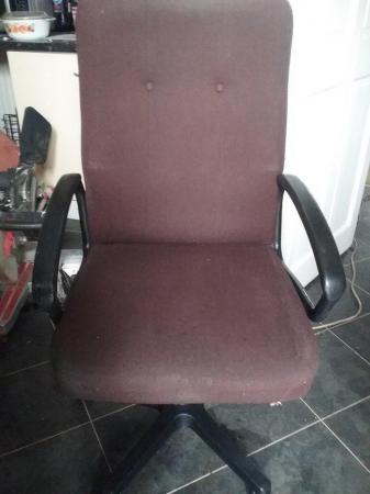 Image 1 of Office chair sprung and has a pneumatic up and down