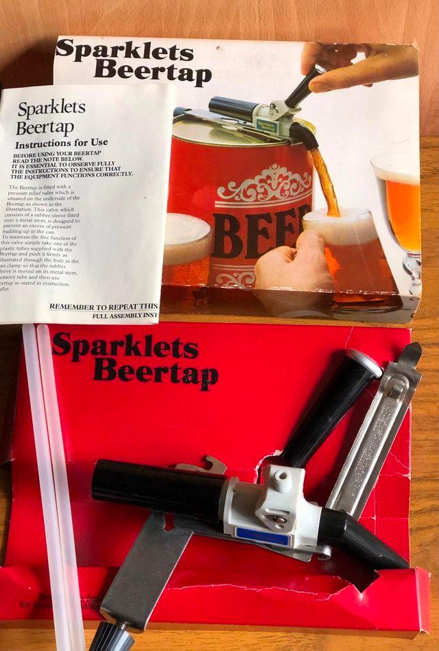 Preview of the first image of SPARKLETS BEER TAP, DRAUGHT BEER AT HOME, PUB STYLE..