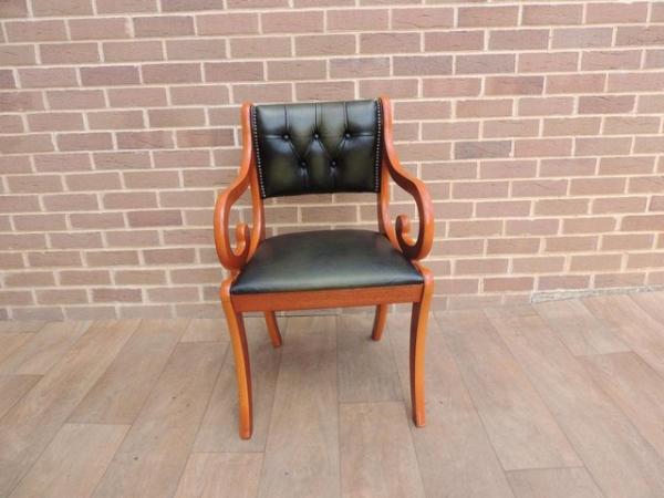 Image 1 of Chesterfield Compact Carver Desk Chair (UK Delivery)