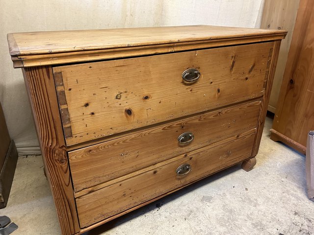 Preview of the first image of Rustic chest of drawers.
