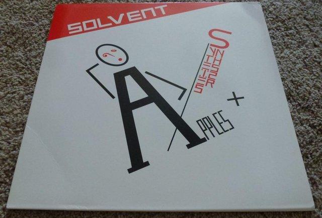 Preview of the first image of Solvent, Apples & Synthesizers, vinyl LP.