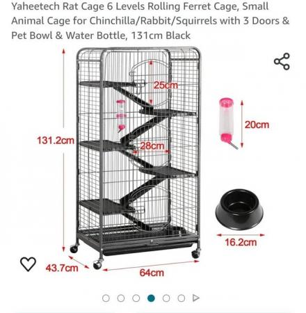 Image 2 of 6 level cage.as new bought wrong one only used a few weeks