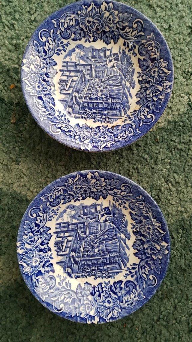 Preview of the first image of Vintage Staffordshire English Ironstone Tableware bowls.