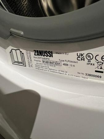 Image 1 of Brand new Zanussi washing machine 7 kg 1400 Spin