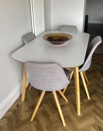 Image 1 of Extendable Table and 4 Chairs