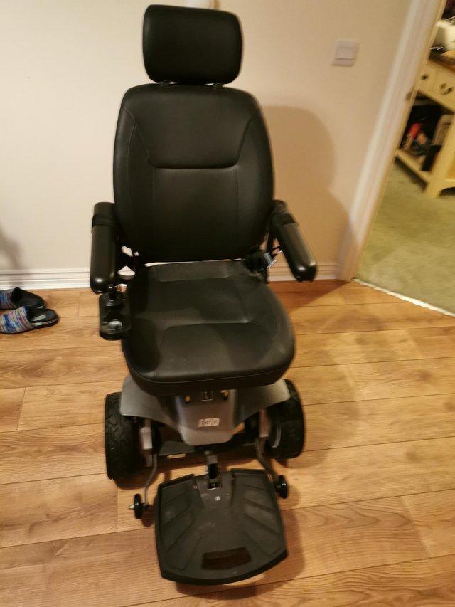 Preview of the first image of Powered wheelchair only 12 months old.