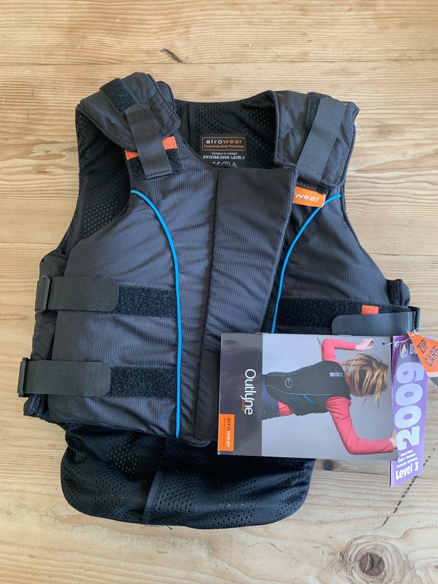 Preview of the first image of Airowear Outlyne Jnr Body Protector NEW WITH LABELS.