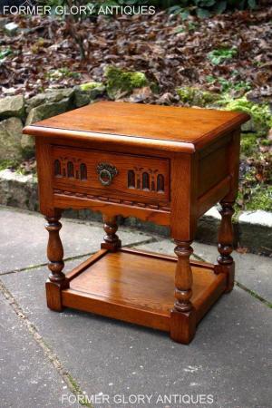 Image 88 of OLD CHARM LIGHT OAK PHONE LAMP TABLE BEDSIDE CABINET STAND