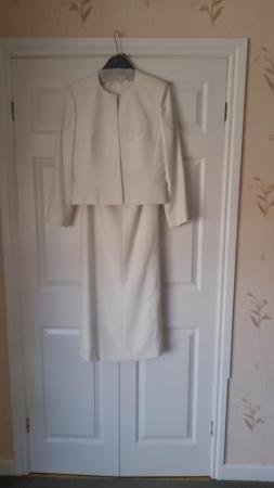 Image 2 of Full length, cream Mother of the Bride outfit