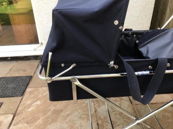 Image 4 of Vintage Silver Cross Carrycot and Transporter
