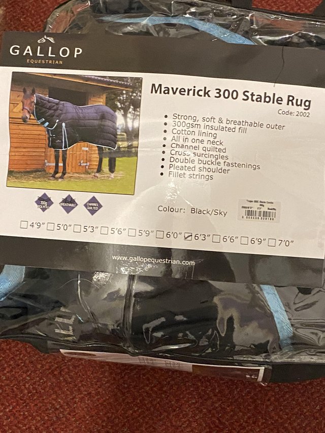 Preview of the first image of Horse rugs and stirrups for sale.