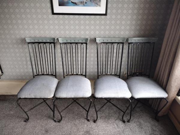 Image 1 of Cast iron table and chairs for sale