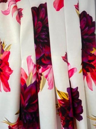 Image 2 of Coast multicoloured sleeveless dress, side pockets. Size 14